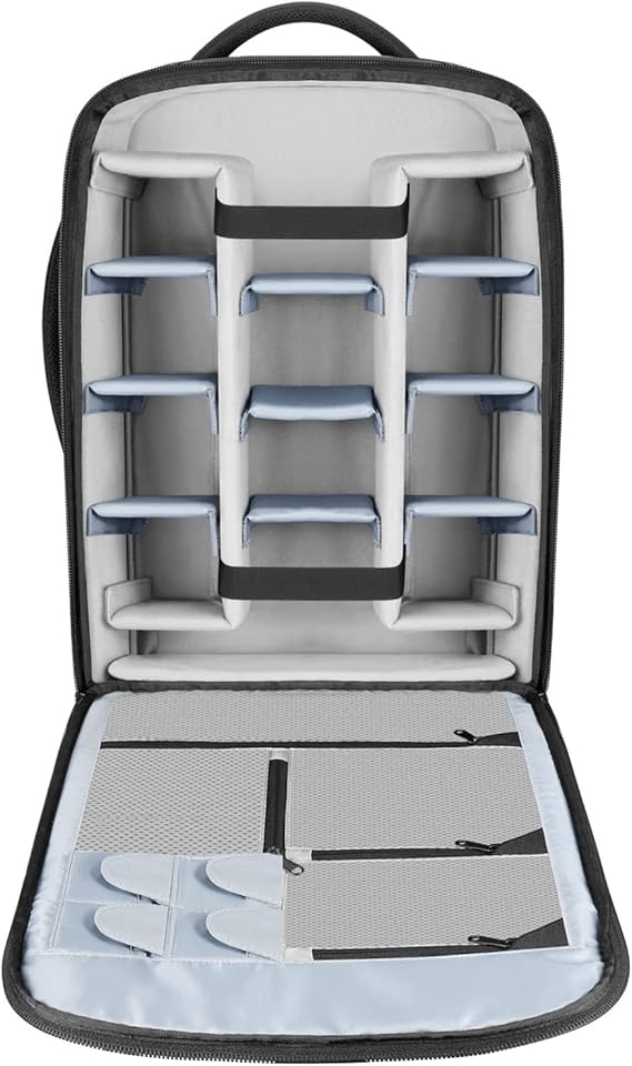 Neewer 2-in-1 Convertible Wheeled Camera Backpack Luggage Trolley Case with Double Bar, Anti-shock Detachable Padded Compartment for SLR/DSLR Cameras, Tripod, Lens and Other Accessories (Black/Grey) Neewer 2-in-1 Convertible Wheeled Camera Backpack Luggage Trolley Case with Double Bar, Anti-shock Detachable Padded Compartment for SLR/DSLR Cameras, Tripod, Lens and Other Accessories (Black/Grey)